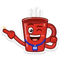 The Mug winking and pointing at you